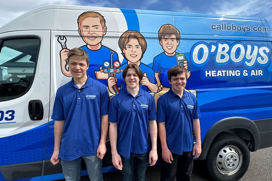 Choose O'Boys Plumbing, Heating & Air
